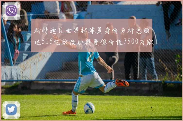 科特迪瓦世界杯球员身价分析总额达515亿欧扬迪奥曼德价值7500万欧