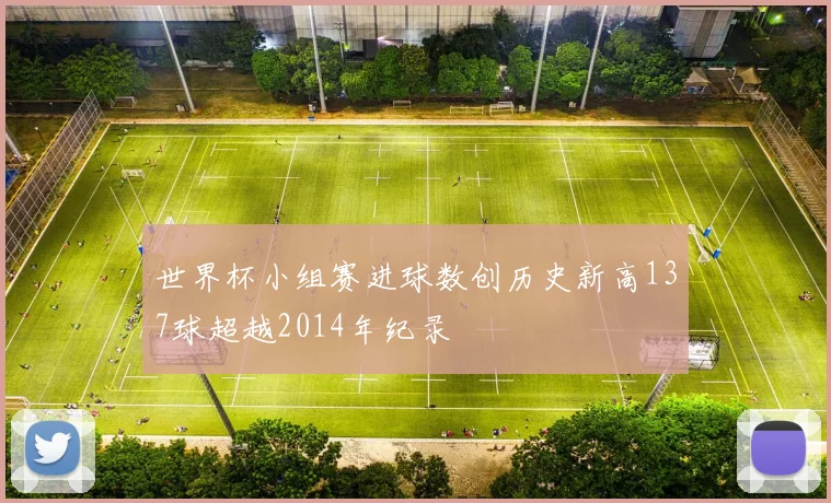 世界杯小组赛进球数创历史新高137球超越2014年纪录